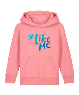 #LikeMe - Pink Joy &#039;Full color logo&#039; Hoodie
