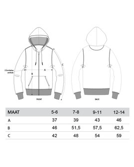 #LikeMe - Navy &#039;liedjes&#039; zipped hoodie